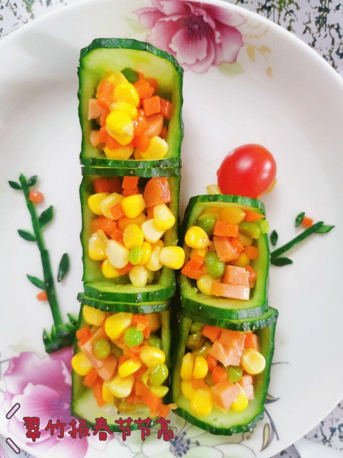 翠竹报春节节高