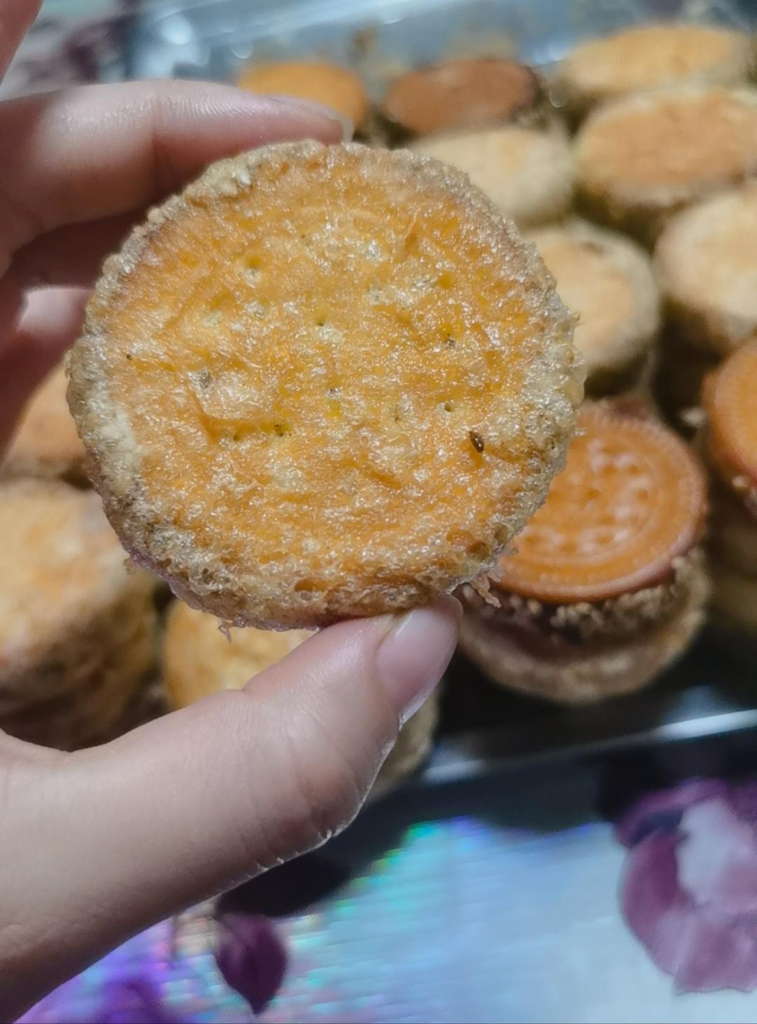 【绿豆饼】充满童年回忆的酥炸绿豆车轮饼（附简易自制炒绿豆馅做法）
