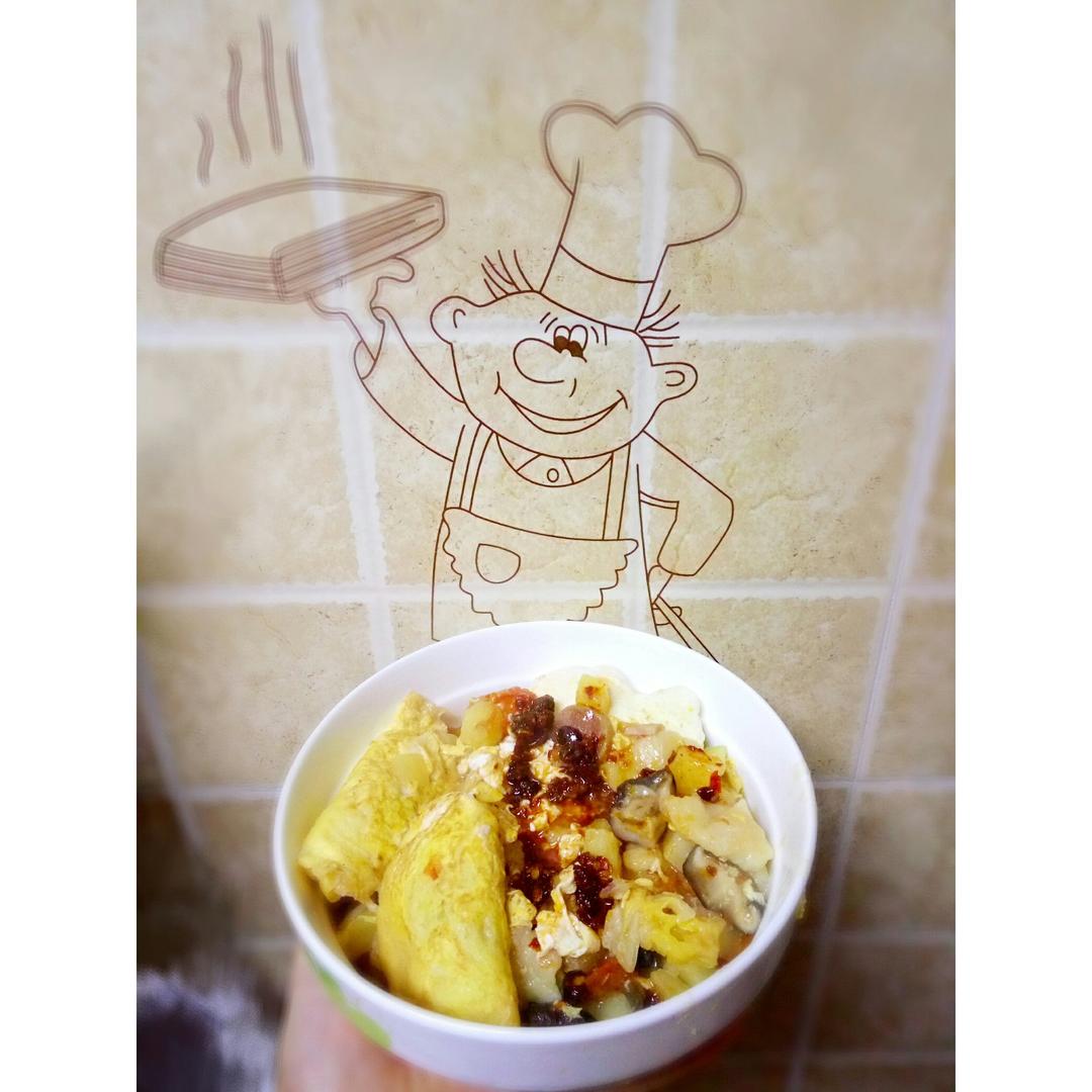 番茄鸡蛋疙瘩面