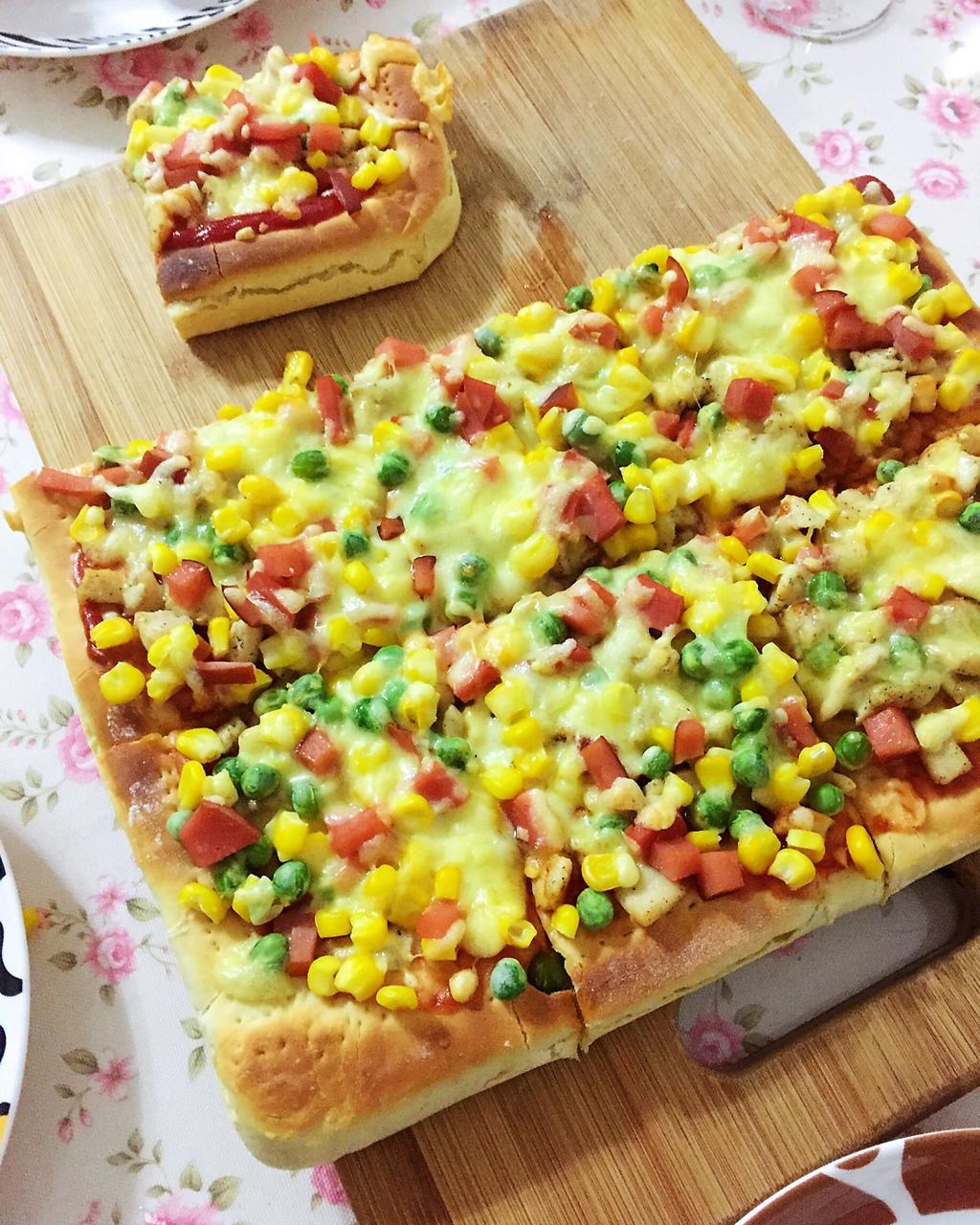 八寸披萨饼皮（四个）制作