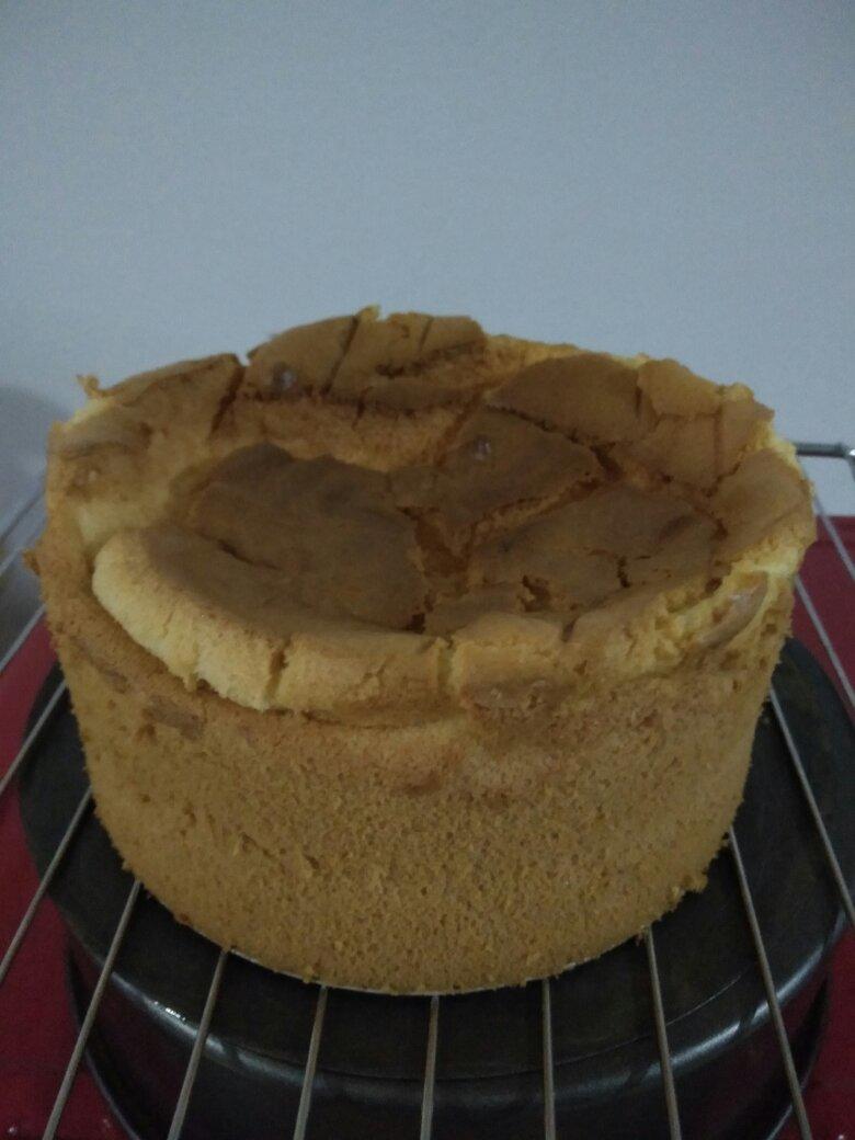 6寸原味戚风蛋糕