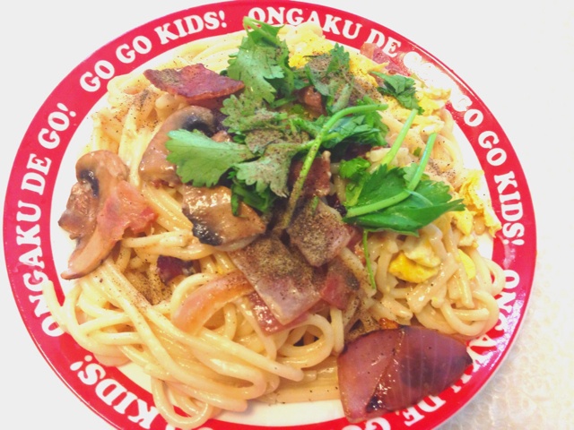 奶油培根意大利面（spaghetti）