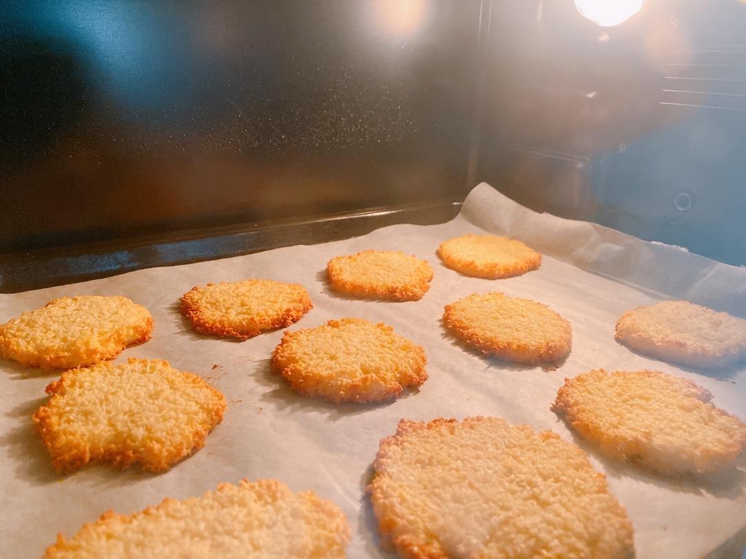 法式椰子酥饼Galette Coco｜只要四种材料 还消耗椰蓉的一款无油饼干