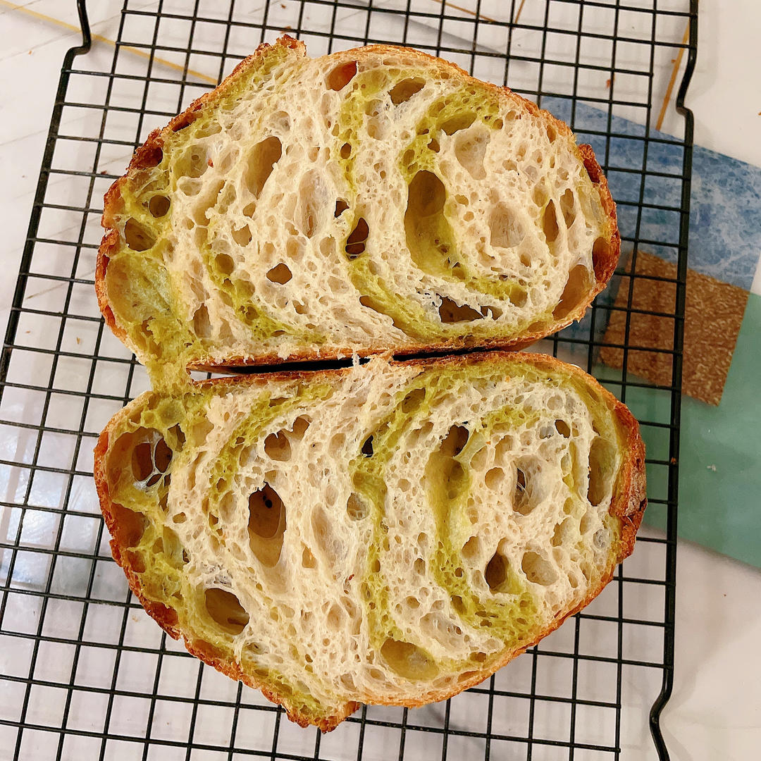 保姆教程-天然酵种欧包面团厨师机随便打