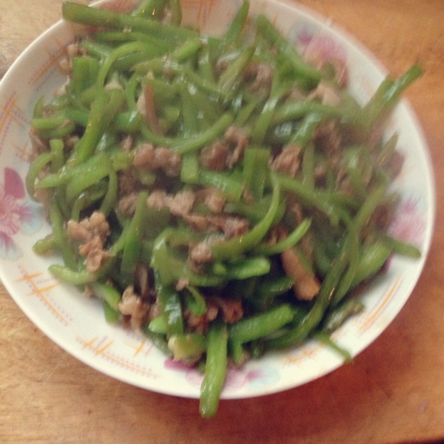 青椒炒肉丝