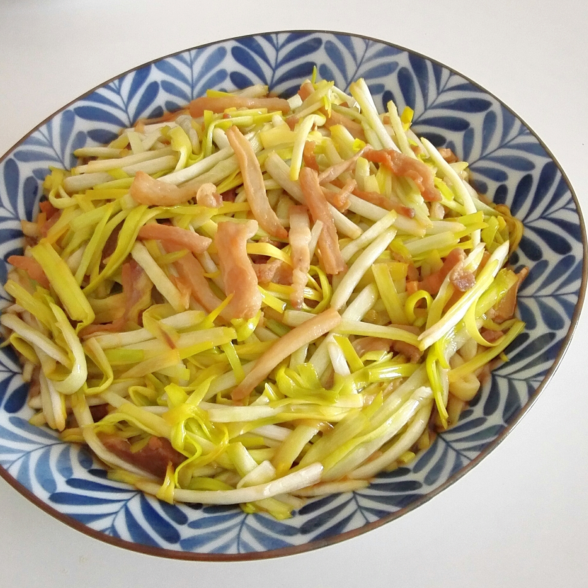 韭黄炒肉丝