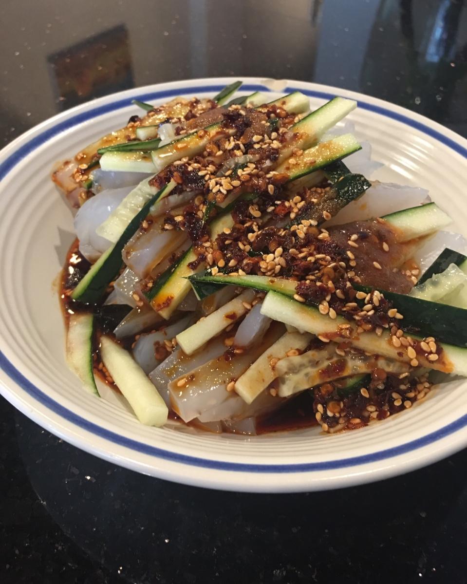 自制绿豆凉粉