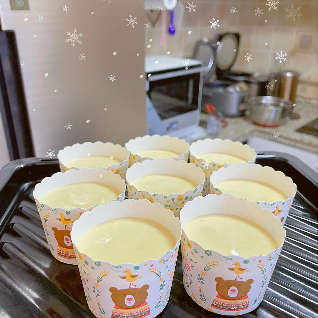 纸杯蛋糕 8寸戚风蛋糕的量