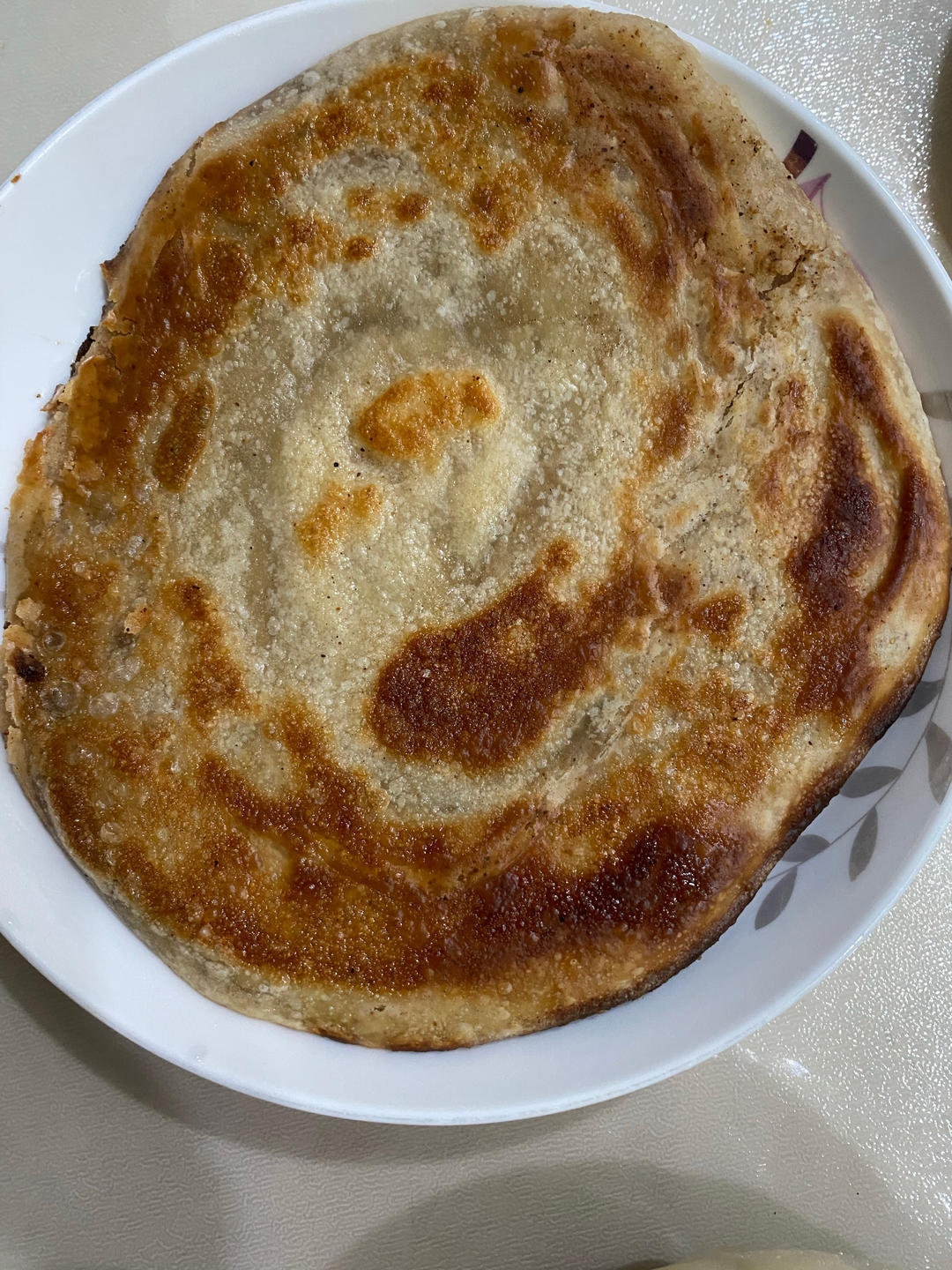 千层椒盐香酥饼（平底锅煎饼）