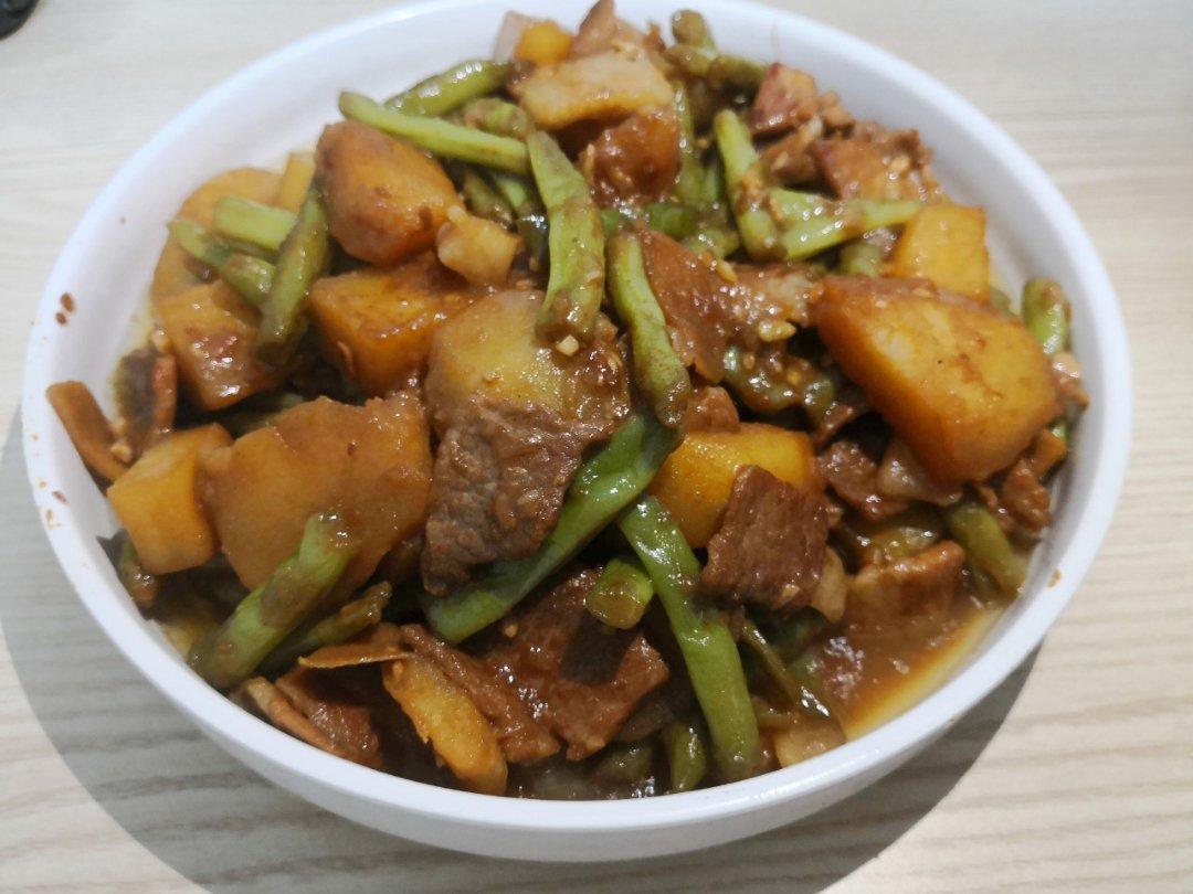 土豆炖豆角
