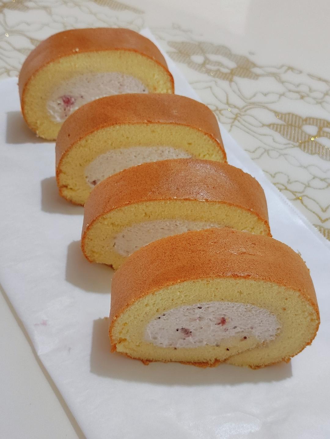 卷不裂｜奶油蛋糕卷（瑞士卷）