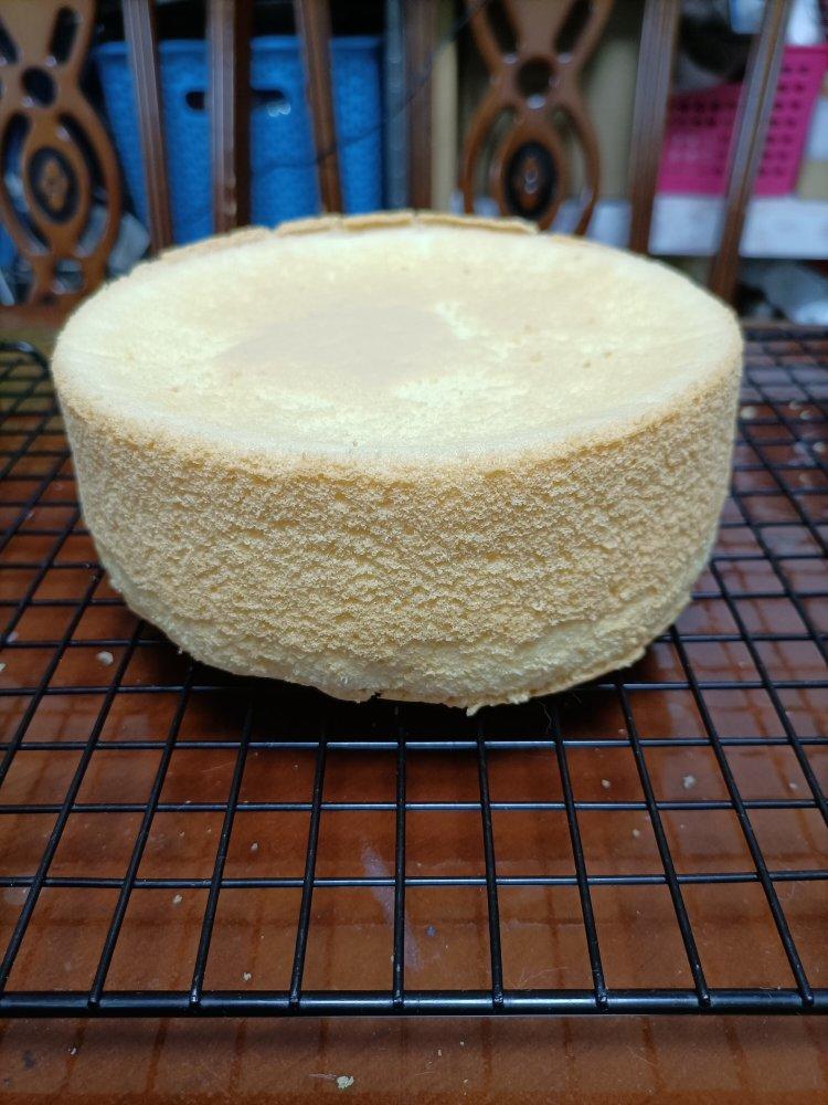 超柔软6寸戚风蛋糕(附8寸配方)零失败 超详细‼️含操作视频