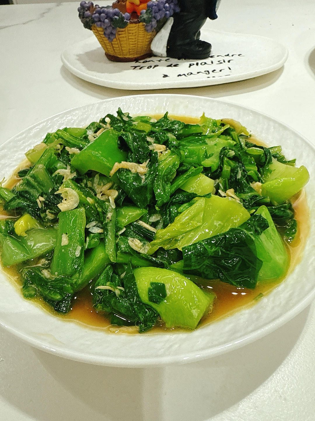 小美虾皮炒芥菜