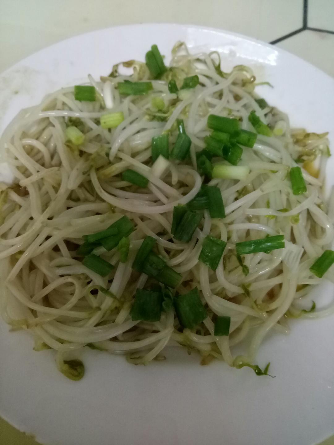素炒豆芽