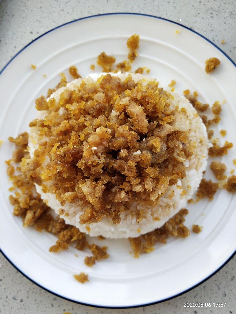 炸鸡沙拉饭
