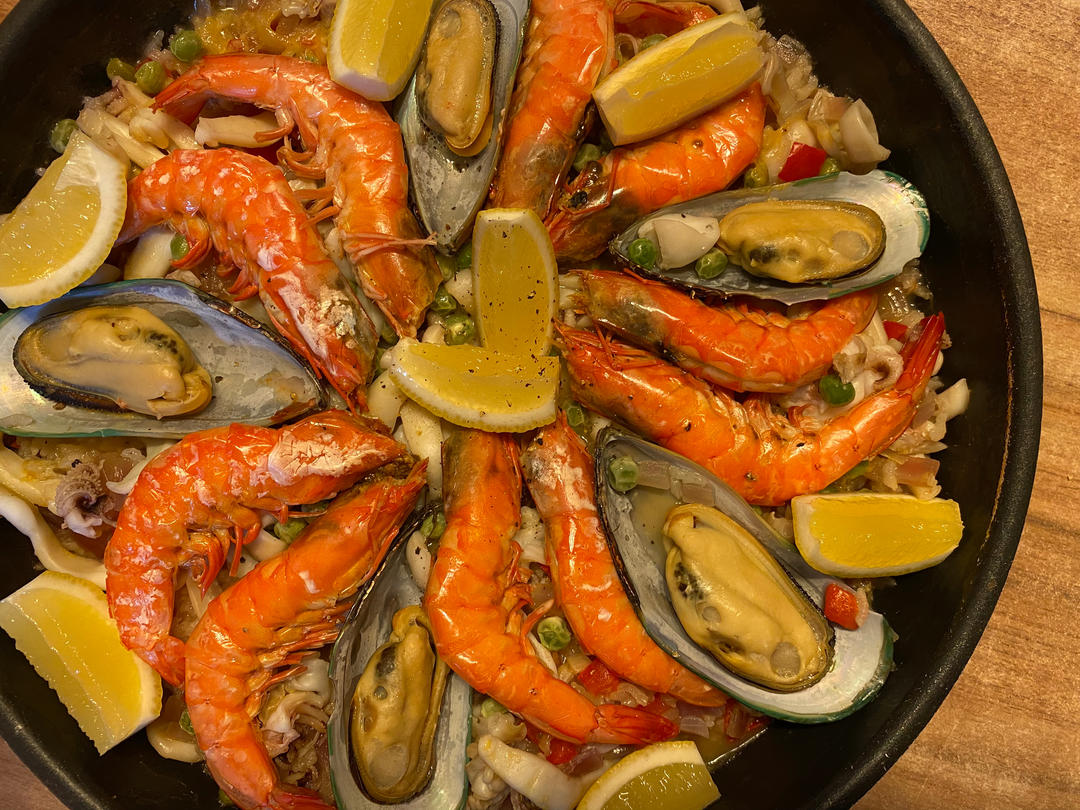 【曼食慢语】Seafood Paella 西班牙海鲜饭