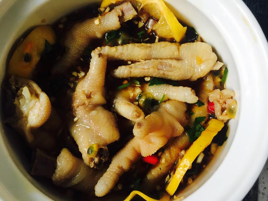 柠檬百香果鸡爪