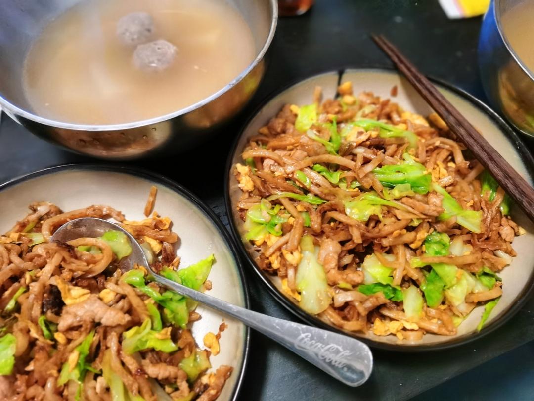 老北京素炒饼(肉炒饼)