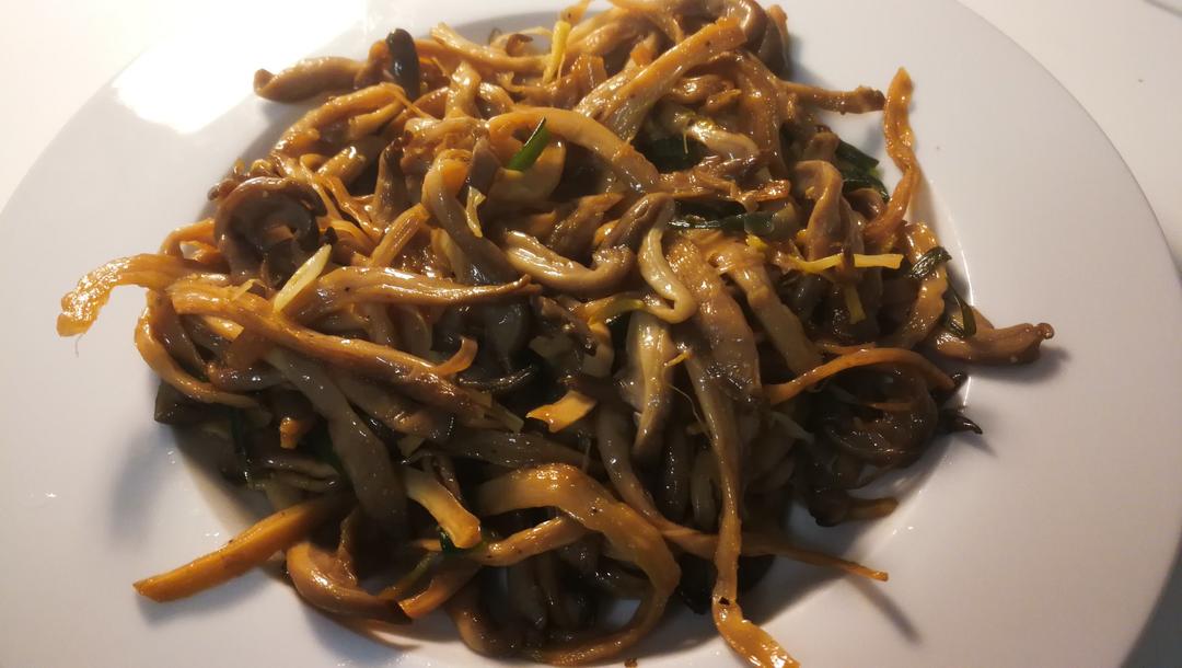 椒盐干煸平菇