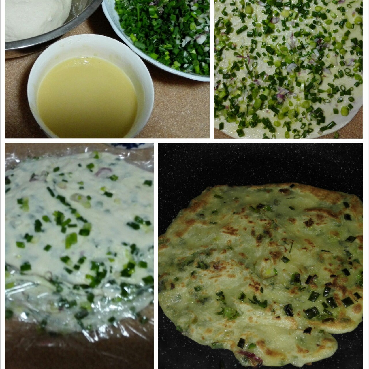 葱花油饼 Spring Onion Pancake