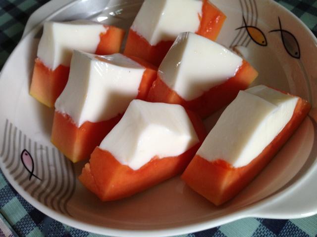 木瓜椰奶冻