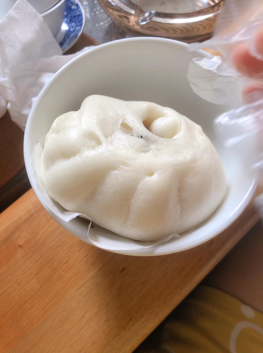 蒸烤箱做的波兰种包子超级软，放凉了也不硬！