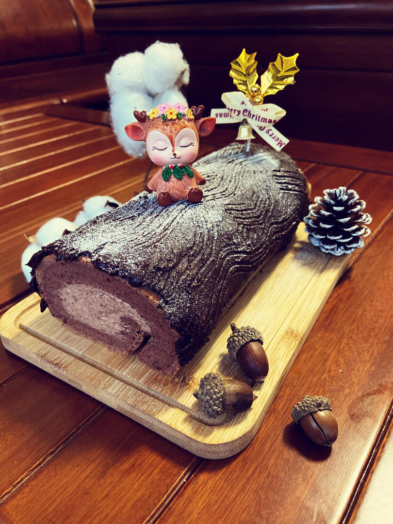 圣诞树桩蛋糕（完全攻略）