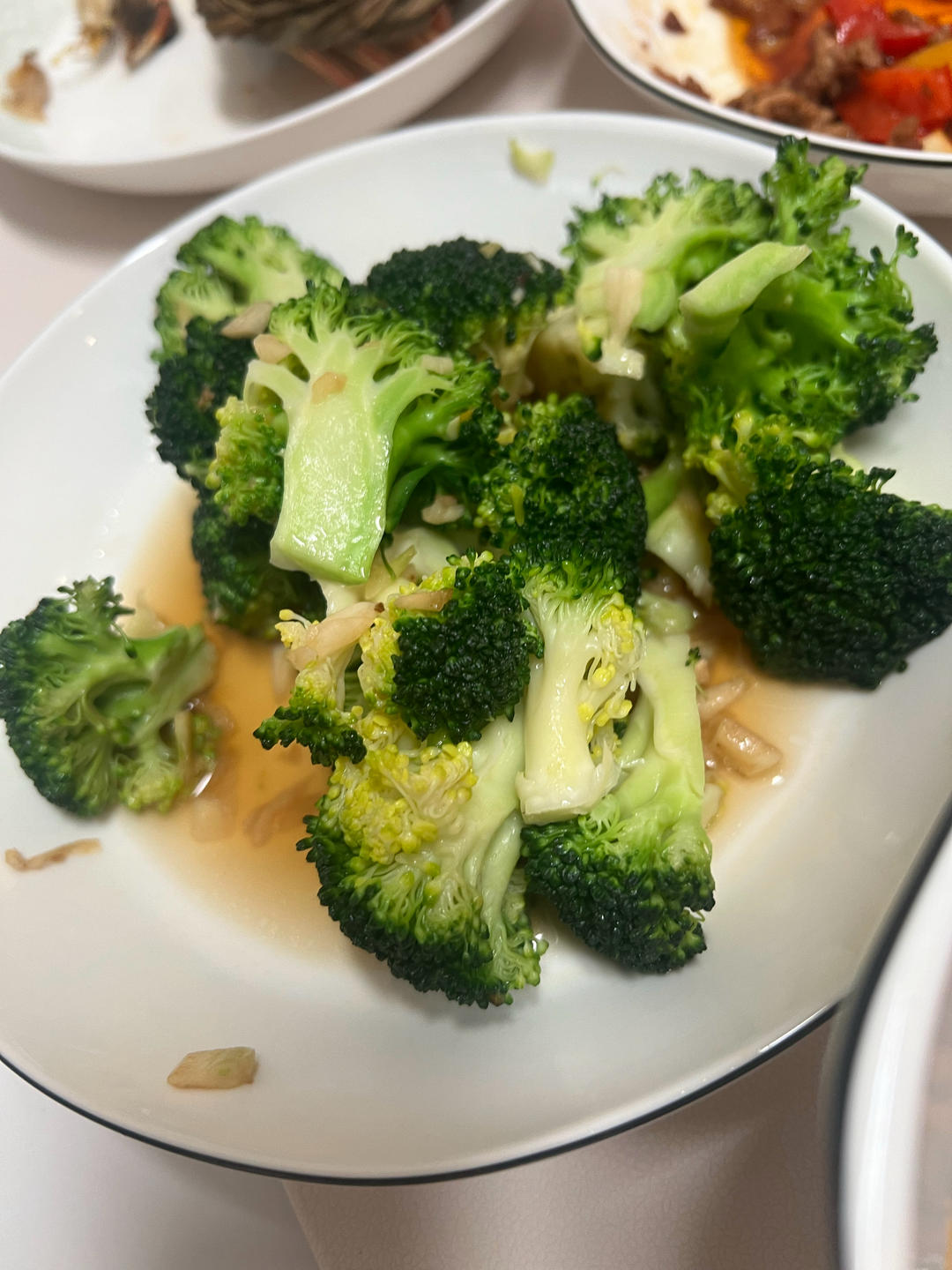 蒜香西兰花【太太乐鲜鸡汁芝麻香油】