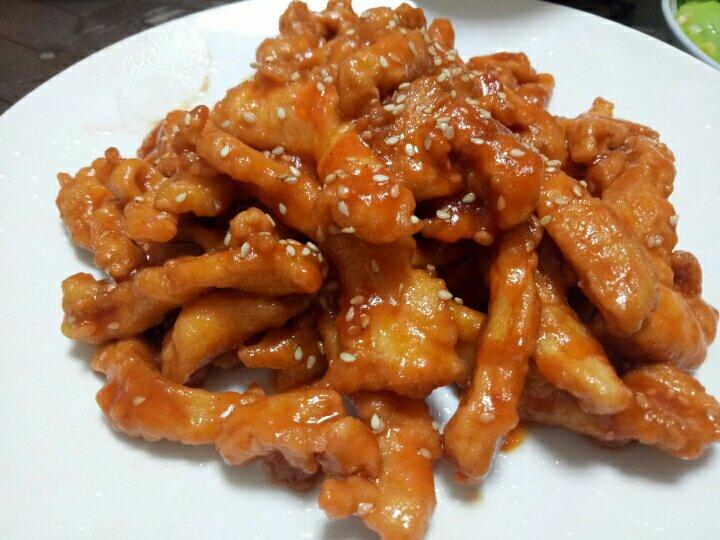 糖醋里脊（鸡肉版）