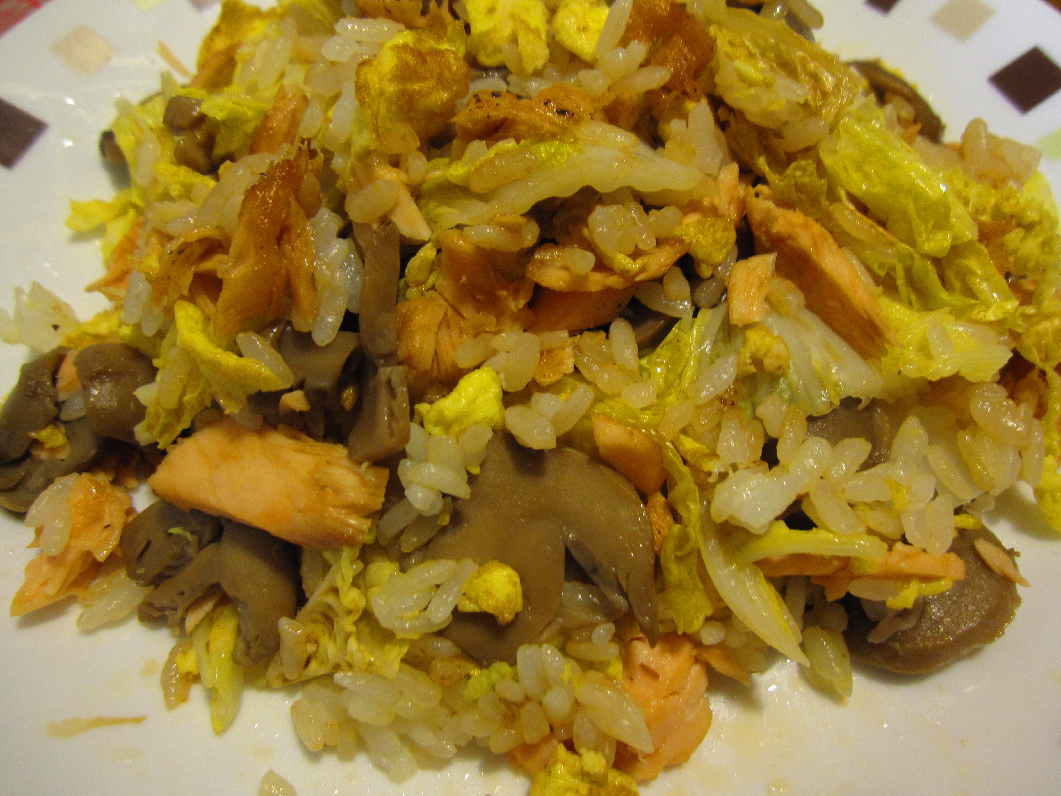 三文鱼炒饭