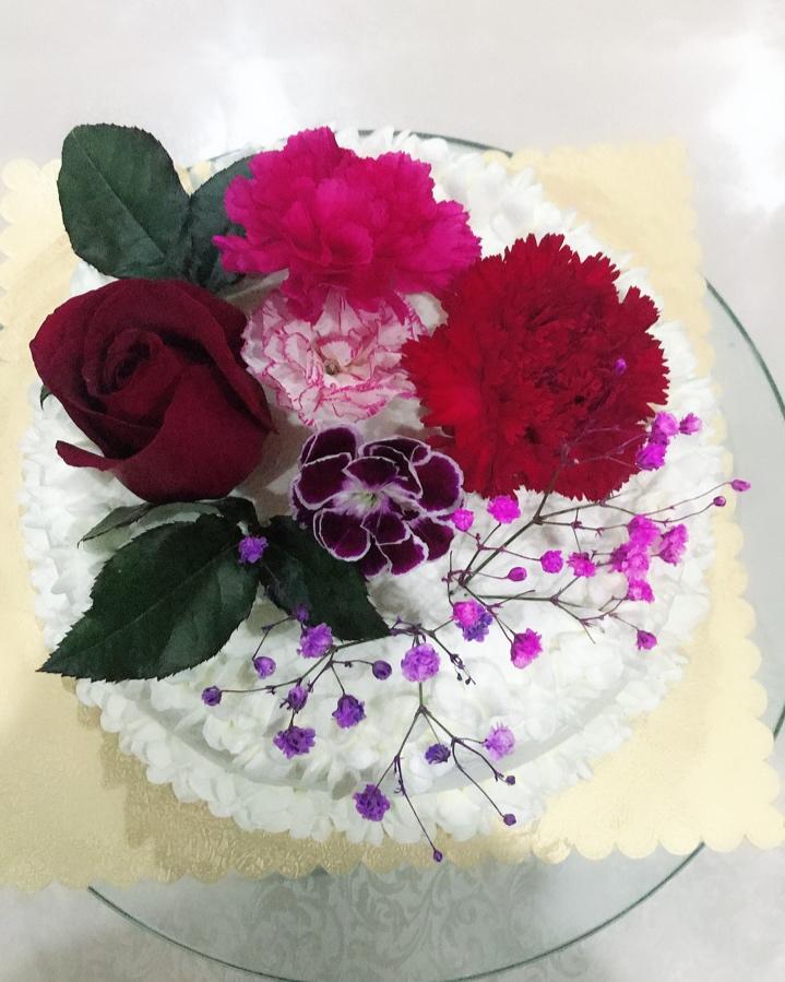 鲜花蛋糕