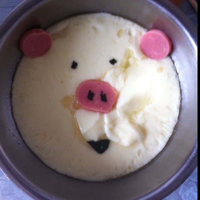 小猪蛋羹