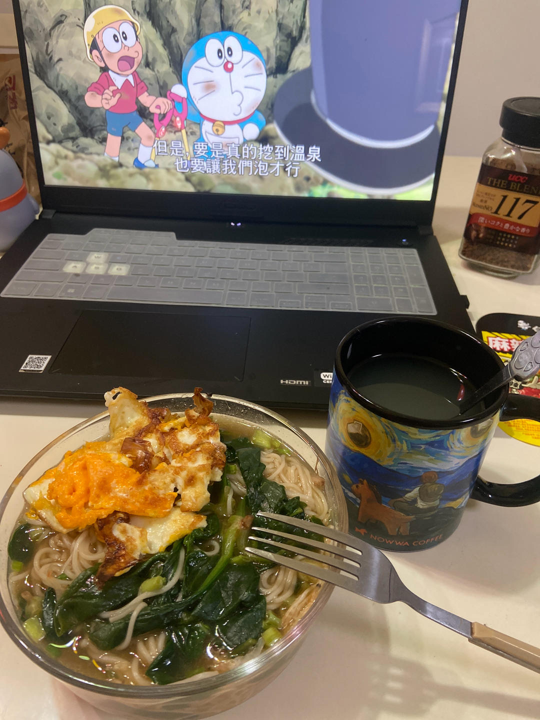 早餐来一碗清汤面，色香味俱全！
