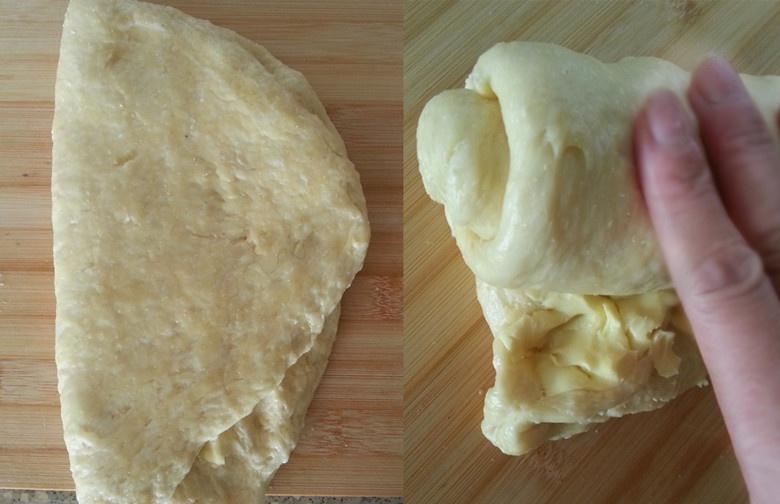 菠萝包（附10分钟手套膜和快速软面包做法）的做法 步骤5