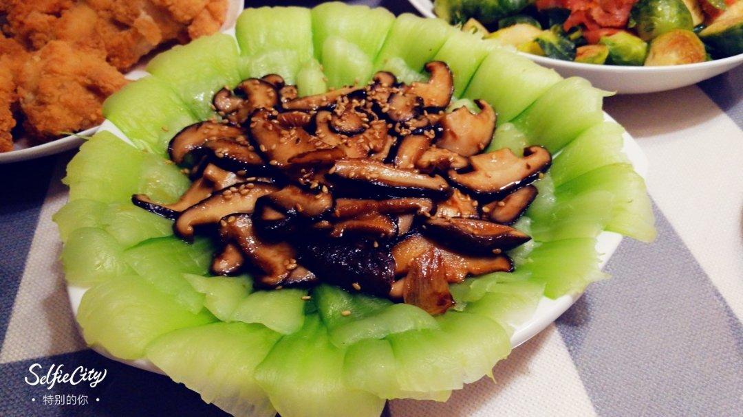 蚝油香菇油菜