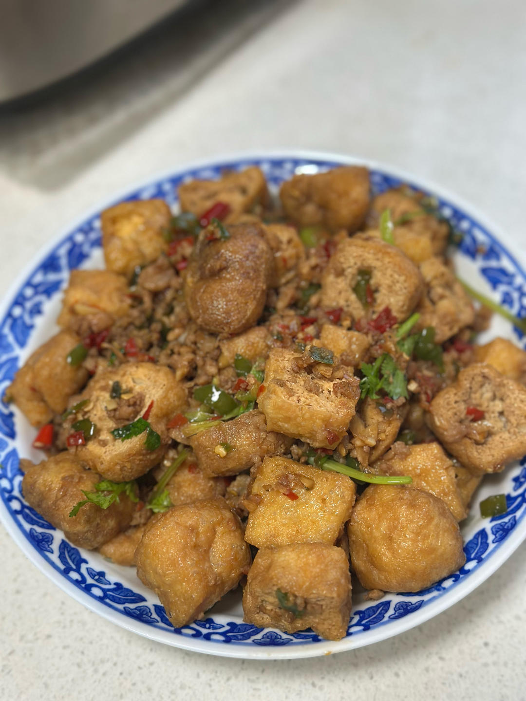 肉末炒豆泡（下饭菜）