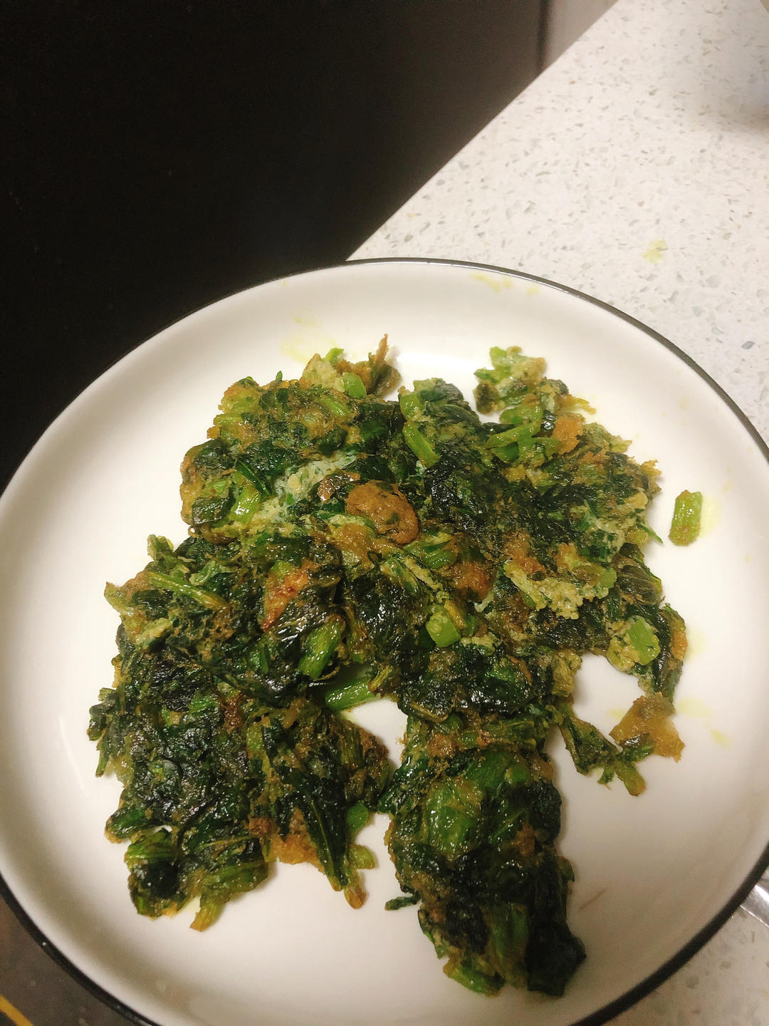 中高考营养配餐-茼蒿炒鸡蛋
