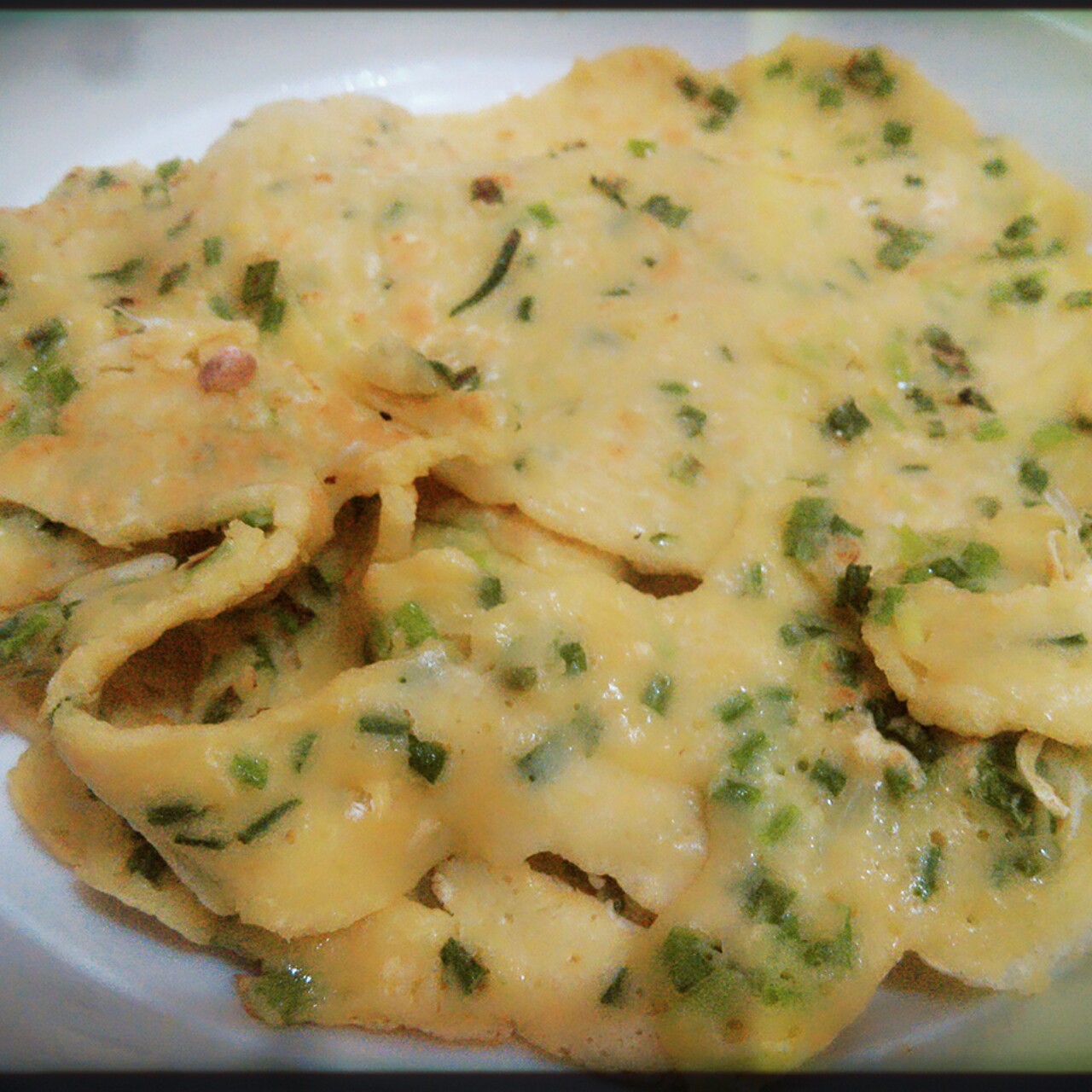 葱花鸡蛋饼