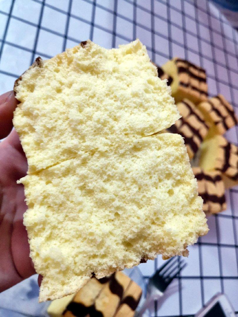 千叶纹古早味蛋糕（最简单的彩绘手法）