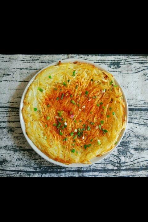 kkfuvd做的干煸土豆丝饼