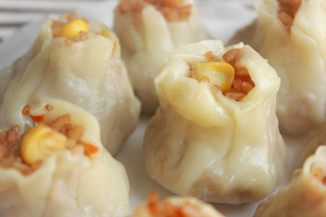 简易糯米烧卖（附烧卖包法）