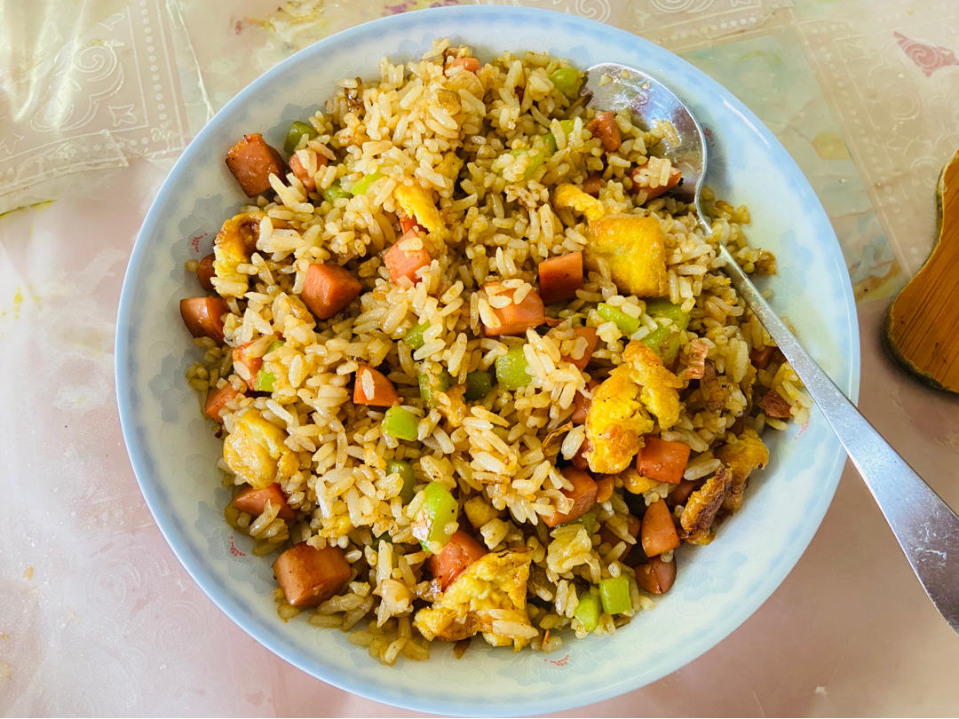炒米饭蛋炒饭二十分钟快手家常