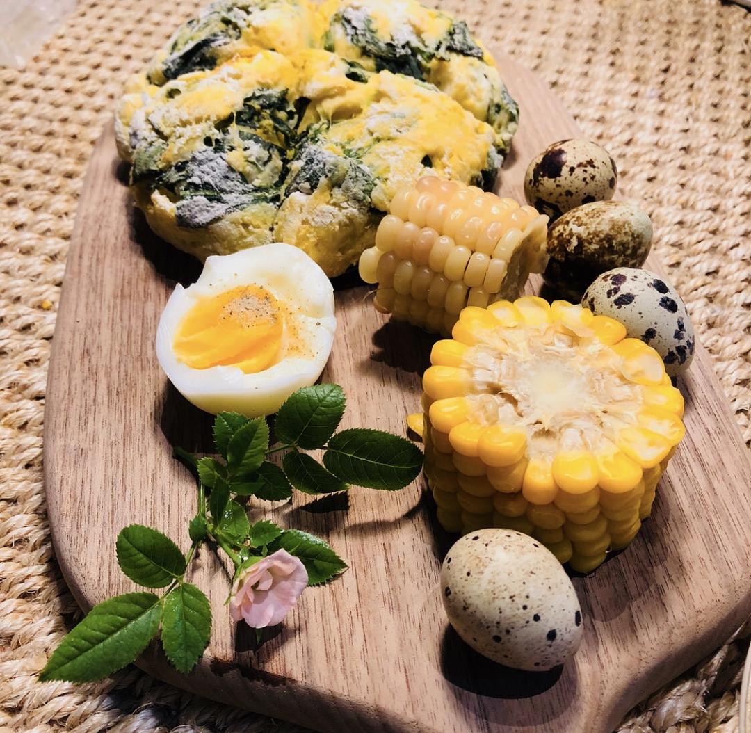 菠菜南瓜奶酪丹波面包丨健康·烘焙