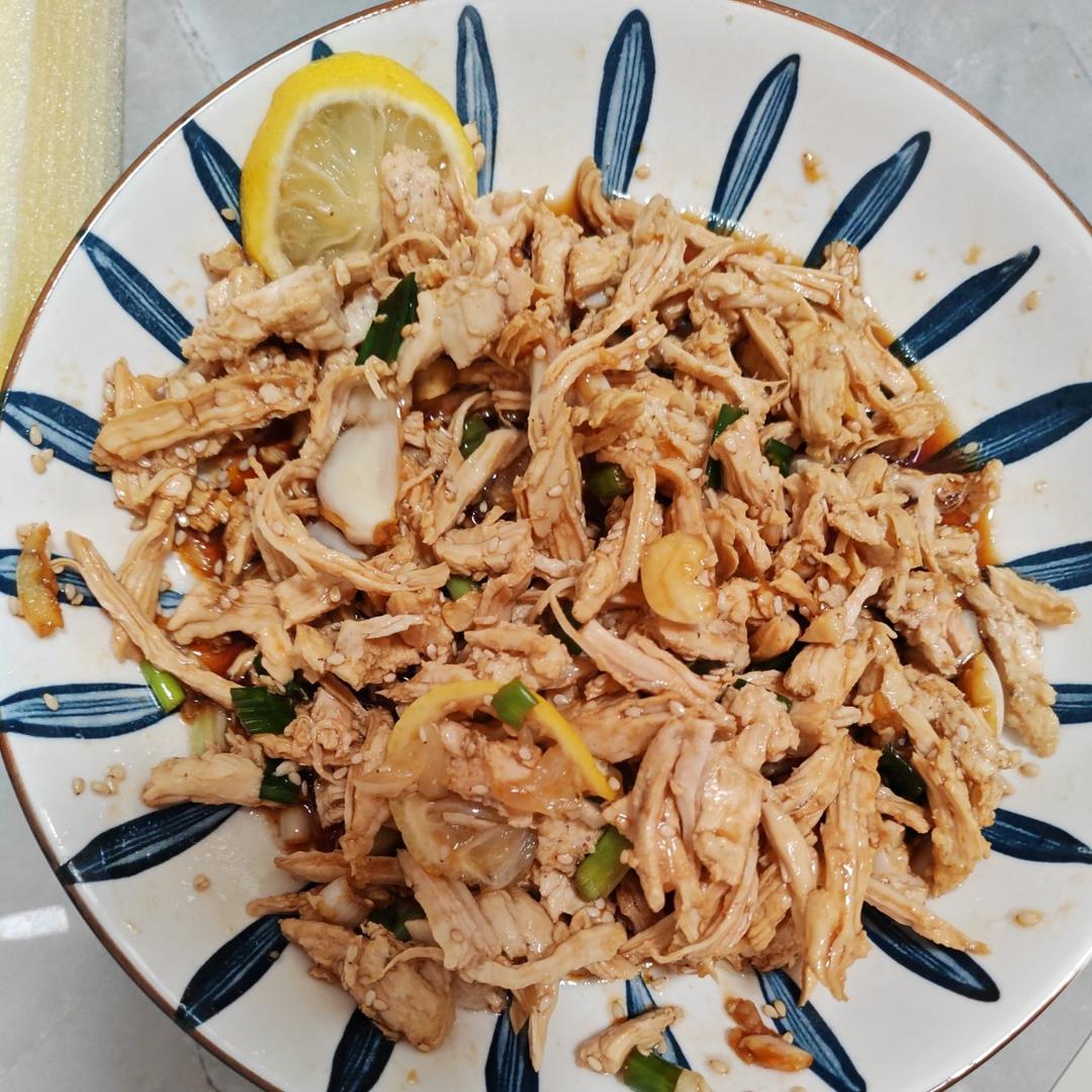 ✅ 第6道快手低脂菜✨清爽美味的柠檬鸡丝🍋鸡胸肉满分吃法💯