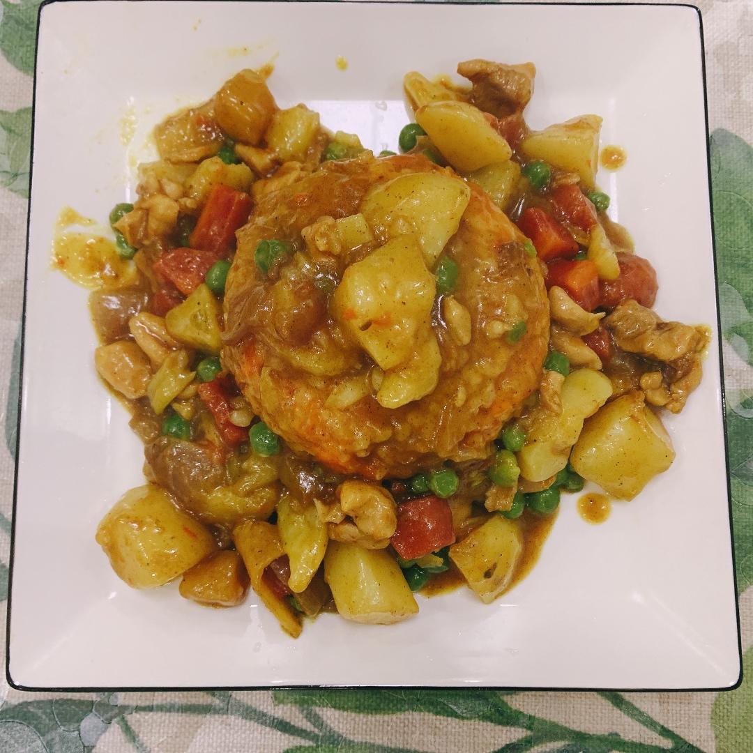 咖喱鸡肉饭