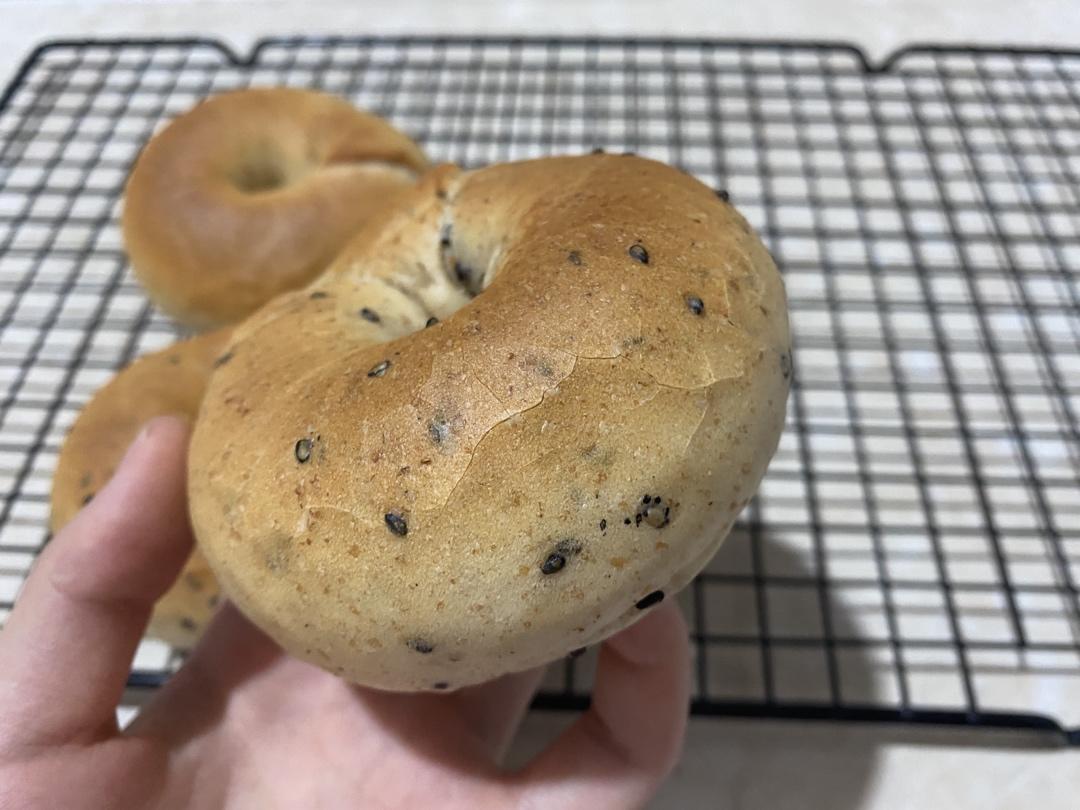 原味贝果🥯/黑芝麻贝果🥯