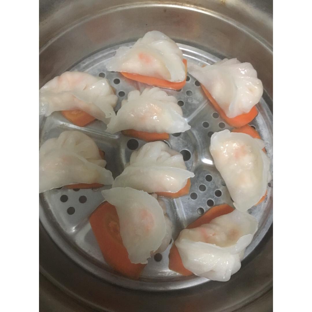 弯梳虾饺