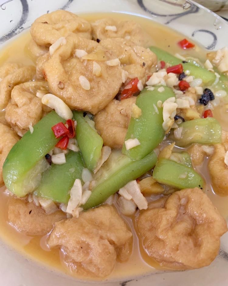 豆泡烧丝瓜「素食也美味」