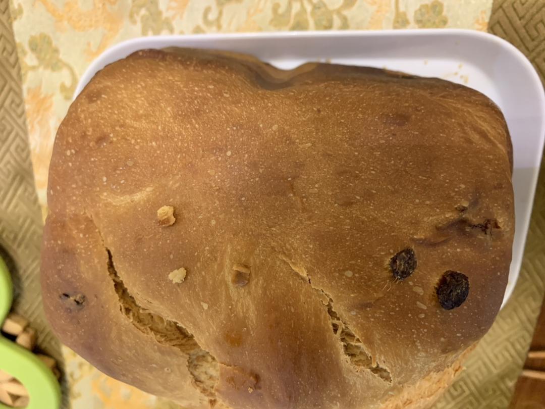 新手入门必做——面包机版葡萄干酸奶吐司