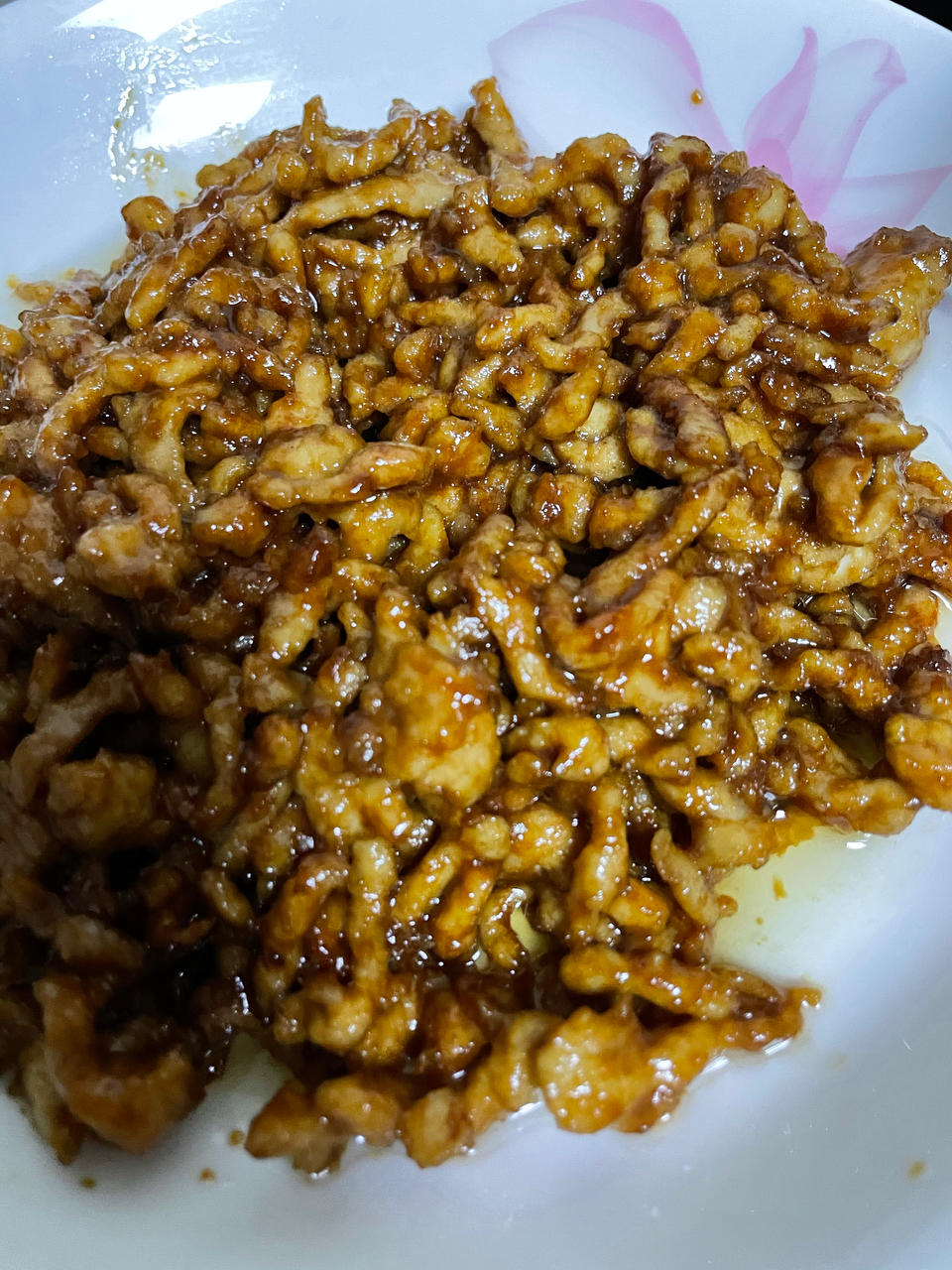 传统做法 京酱肉丝